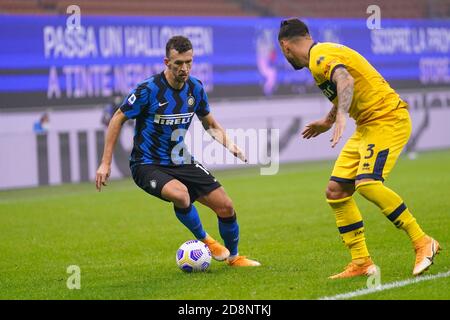 Giuseppe Meazza San Siro Stadium, mailand, Italien, 31 Oct 2020, Ivan Perisic (FC Inter) während des FC Internazionale gegen Parma Calcio 1913, Italienisches Fußballspiel Serie A - Credit: LM/Luca Rossini/Alamy Live News Stockfoto