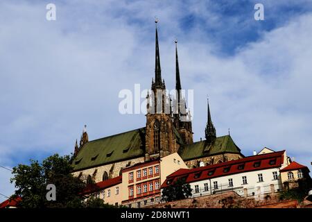 Gothical Kirche St. James in Brno, Tschechische Republik Stockfoto