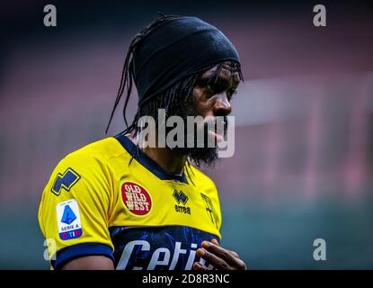 Gervinho von Parma Calcio während der Serie A 2020/21 Spiel zwischen FC Internazionale gegen Parma Calcio im San Siro Stadium, Mailand, Italien am C. Oktober Stockfoto