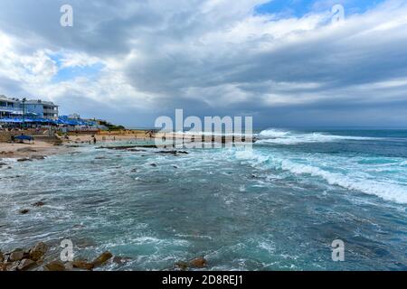 Mossel Bay Küstenlinie an der Garden Route, Western Cape, Südafrika Stockfoto