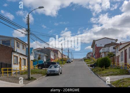 Stadtbild von Punta Arenas, Magallanes Region, Chile Stockfoto