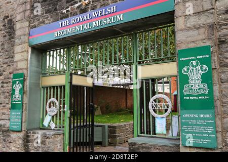 Royal Welsh Regimental Museum, Watton, Brecon, Brecknockshire, Powys, Wales, Großbritannien, Großbritannien, Großbritannien, Großbritannien, Europa Stockfoto