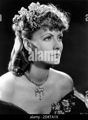 GRETA GARBO Portrait als ANNA KARENINA 1935 Regie CLARENCE BROWN Novel Leo Tolstoy Gowns von Gilbert Adrian Produzent David O. Selznick Metro Goldwyn Mayer Stockfoto