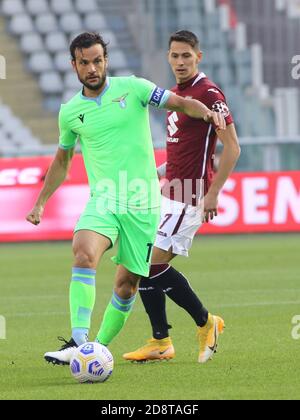 Turin, Italien. 1. Nov, 2020. turin, Italien, Stadio Olimpico, 01 2020. Nov 16 Marco Parolo (SS Lazio) während Turin FC gegen SS Lazio - Italienisches Fußballspiel Serie A - Credit: LM/Claudio Benedetto Credit: Claudio Benedetto/LPS/ZUMA Wire/Alamy Live News Stockfoto