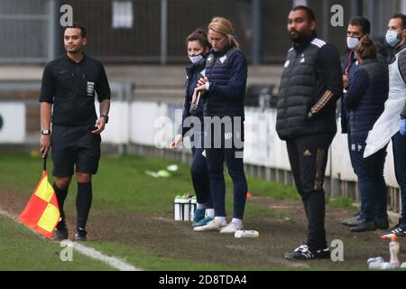 Dartford, Großbritannien. Januar 2020. Melissa Phillips (London City) schaut während des FA Women's Super League 2 Spiels zwischen London City und Leicester City im Princes Park in Dartford. FEDERICO GUERRA MARANESI/SPP Quelle: SPP Sport Press Foto. /Alamy Live Nachrichten Stockfoto