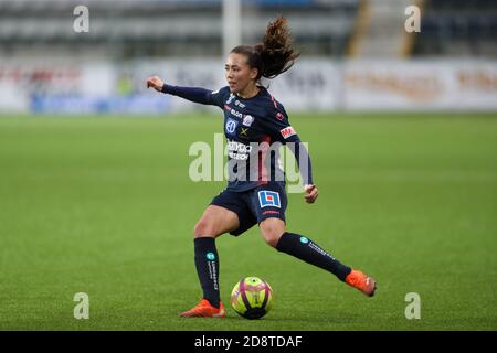 Linkoping, Schweden. November 2020. Elin Landström (#6) während des Spiels in der Damallsvenskan Runde 20 zwischen Linkoping und Pitea in der Linkoping Arena in Linkoping Mia Eriksson/SPP Credit: SPP Sport Press Photo. /Alamy Live Nachrichten Stockfoto