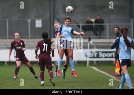 Dartford, Großbritannien. Januar 2020. Elizabeta Ejupi (London City) kontrolliert den Ball während des FA Women's Super League 2 Spiels zwischen London City und Leicester City im Princes Park in Dartford. FEDERICO GUERRA MARANESI/SPP Quelle: SPP Sport Press Foto. /Alamy Live Nachrichten Stockfoto
