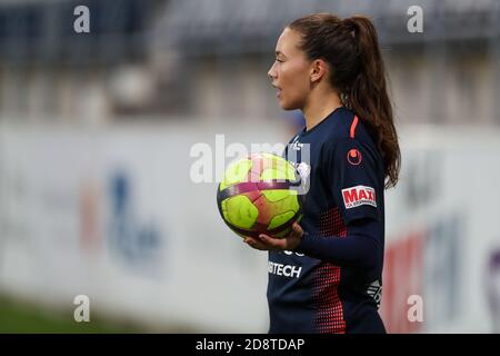 Linkoping, Schweden. November 2020. Elin Landström (#6) während des Spiels in der Damallsvenskan Runde 20 zwischen Linkoping und Pitea in der Linkoping Arena in Linkoping Mia Eriksson/SPP Credit: SPP Sport Press Photo. /Alamy Live Nachrichten Stockfoto