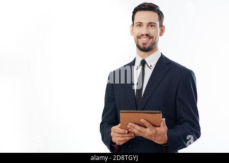 Zuversichtlich Jungunternehmer Stockfoto