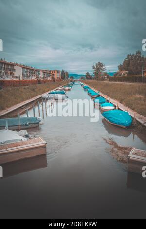 Bild von einem see in der schweiz Stockfoto