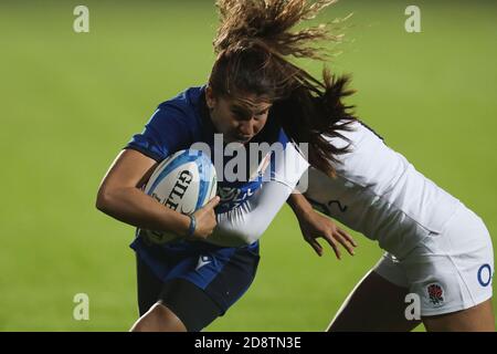 Parma, Italien. November 2020. Italien gegen England, Rugby Six Nations Spiel in parma, Italien, November 01 2020 Kredit: Unabhängige Fotoagentur/Alamy Live Nachrichten Stockfoto