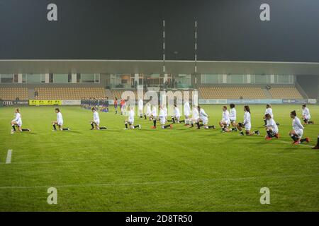 Parma, Italien. November 2020. Italien gegen England, Rugby Six Nations Spiel in parma, Italien, November 01 2020 Kredit: Unabhängige Fotoagentur/Alamy Live Nachrichten Stockfoto