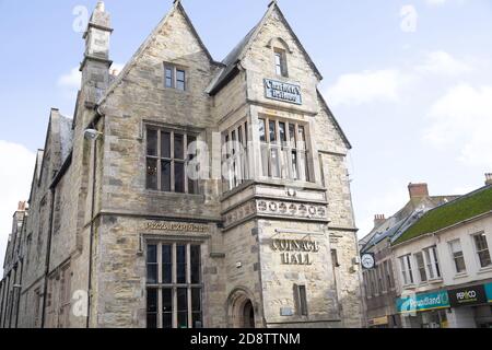 Pizza Express in der Coinage Hall, Truro Cornwall Stockfoto