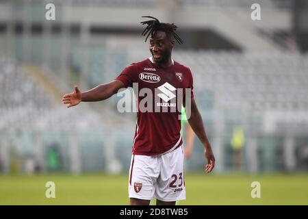 Soualiho Mit von Turin FC während der Serie EIN Spiel zwischen Turin FC und SS Lazio bei Olympic Grande Torino Stadium am 01. November 2020 in Turin, Es Stockfoto