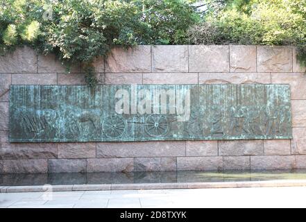 Franklin Delano Roosevelt Memorial, Washington DC Stockfoto