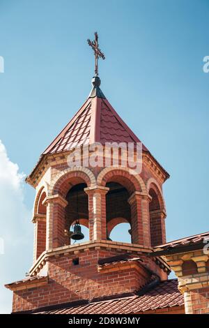 ODESSA, UKRAINE - 5. JULI 2014: Armenisch-apostolische Kirche in Odessa, Ukraine. Die Nationalkirche des armenischen Volkes. Teil des Oriental Stockfoto