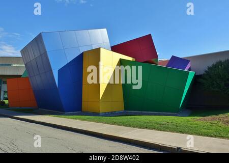 ROCHESTER, NY -17 Okt 2020- Ansicht des Strong National Museum of Play in Rochester, New York, USA. Stockfoto