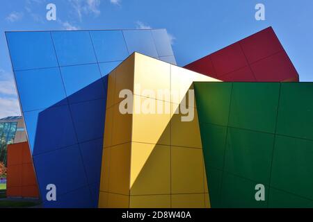 ROCHESTER, NY -17 Okt 2020- Ansicht des Strong National Museum of Play in Rochester, New York, USA. Stockfoto