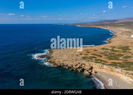 Luftaufnahme der Akamas Halbinsel, Paphos Region, Zypern. Stockfoto