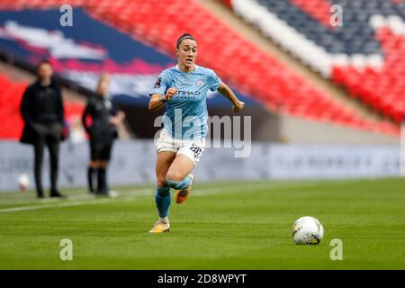 Wembley Stadium, London, Großbritannien. November 2020. Womens FA Cup Final Football, Everton Womens versus Manchester City Womens; Lucy Bronze of Manchester City Women Credit: Action Plus Sports/Alamy Live News Stockfoto