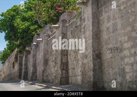 Straßen von Yanahuara Stockfoto