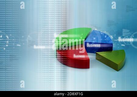 Business Diagramm Stockfoto