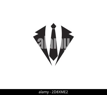 Smoking, Fliege, Dresscode-Symbol. Vektorgrafik. Stock Vektor
