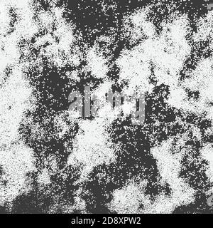 Grunge Textur in schwarz und grau. Strukturierter Hintergrund.Vektorvorlage. Distress-Vektor-Textur. Stock Vektor