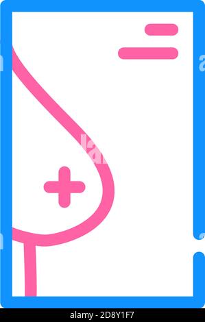 Säugetierer Schnappschuss Farbe Symbol Vektor Illustration Zeichen Stock Vektor