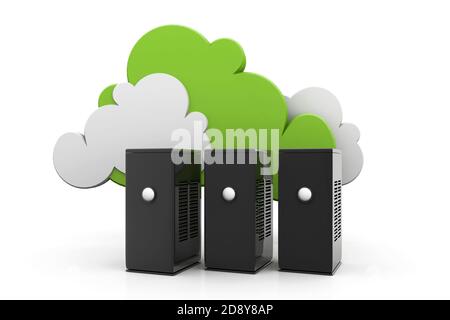 Cloud-computing-Server Stockfoto