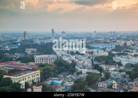 Kuba, Havanna, Blick auf Havanna mit Blick auf die Plaza de la Revolucion Stockfoto