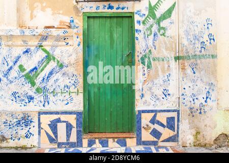 Kuba, Havanna, Haus in Habana Vieja - Altstadt, Stockfoto