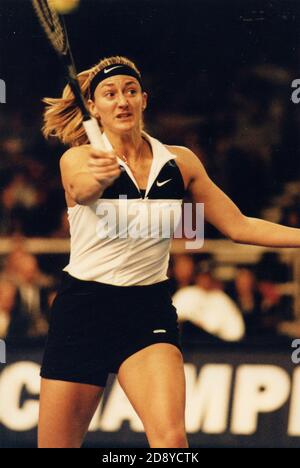 Kanadisch-amerikanisch-französische Tennisspielerin Mary Pierce, 1990er Jahre Stockfoto