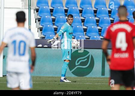 Leganes, Spanien. November 2020. Ivan Cuellar (Leganes) Fußball : Spanisches 'La Liga Smartbank' Spiel zwischen CD Leganes 1-0 CD Mirandes im Estadio Municipal de Butarque in Leganes, Spanien . Quelle: Mutsu Kawamori/AFLO/Alamy Live News Stockfoto