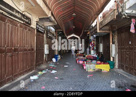 Der lokale Markt im Al-Balad Distrikt, Jeddah, Saudi Arabien Stockfoto