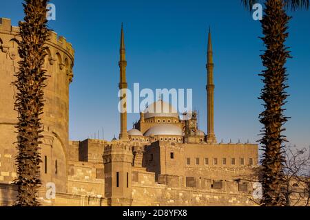 Muhammad Ali Pasha (Alabaster) Moschee der Zitadelle Saladin auf dem Platz Salah El-Deen, Kairo, Ägypten Stockfoto