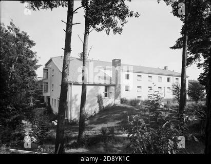 Gebäude in Gustafsberg, 1962 Stockfoto