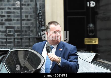 London, Großbritannien. November 2020. Westminster London 2. November 2020. Mark Spencer Chief Whip kommt in Downing Street Credit: MARTIN DALTON/Alamy Live News Stockfoto