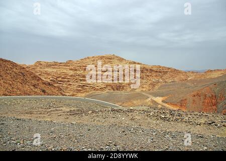 Wadi Disah, Al Shaq Canyon, Saudi Arabien Stockfoto