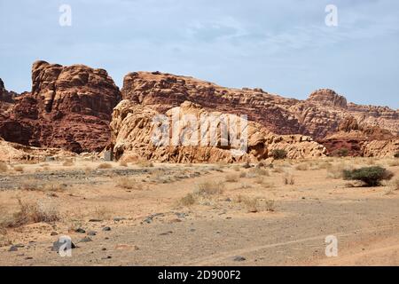 Wadi Disah, Al Shaq Canyon, Saudi Arabien Stockfoto