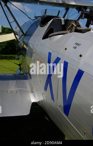 Hawker Hind K5414, G-ANEP, Shuttleworth Collection, Old Warden, Biggleswade, Bedfordshire, Stockfoto