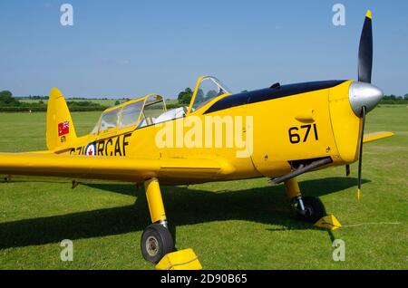 DHC Chipmunk Trainingsflugzeug Stockfoto