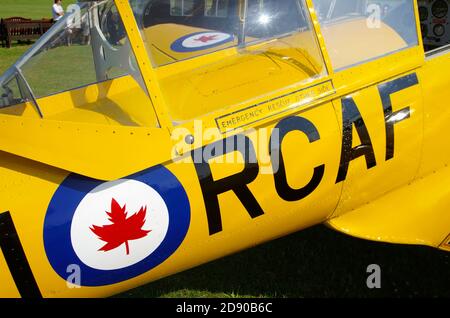 DHC Chipmunk Trainingsflugzeug Stockfoto