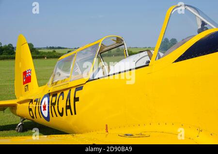 DHC Chipmunk Trainingsflugzeug Stockfoto