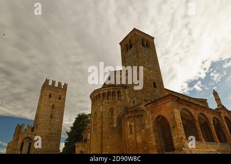 Mittelalterliche Burg in Castell’ Arquato Stockfoto