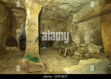 In Pitigliano gab es schon immer ein jüdisches Ghetto. Das brachte ihm den Namen des kleinen Jerusalem ein. Pitigliano, Grosseto, Toskana, Italien, Europa. Stockfoto