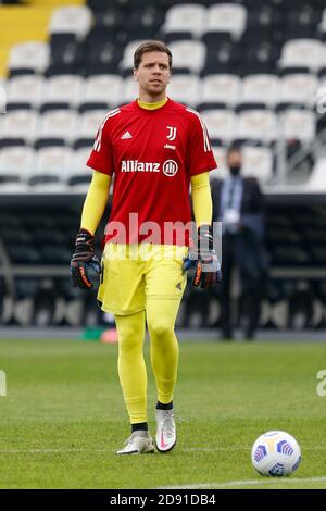 Wojciech Szczesny (Juventus FC) während des Spiels Spezia Calcio gegen Juventus FC, Italienische Fußballserie A, cesena, Italien, 01. November 2020 Credit: LM/Francesco SCA Stockfoto