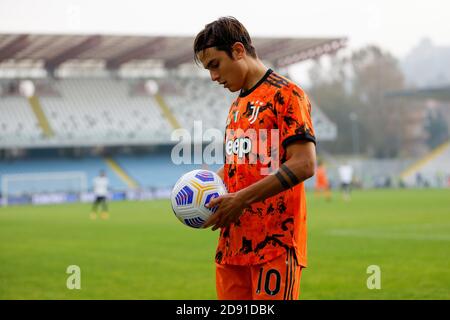 Paulo Dybala (Juventus FC) während Spezia Calcio gegen Juventus FC, Italienisches Fußballspiel Serie A, cesena, Italien, 01. November 2020 Credit: LM/Francesco Scaccian Stockfoto