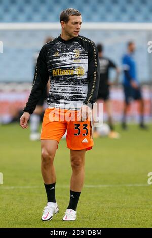 Federico Bernardeschi (Juventus FC) während des Spiels Spezia Calcio gegen Juventus FC, Italienische Fußballserie A, cesena, Italien, 01. November 2020 Credit: LM/Francesco Stockfoto