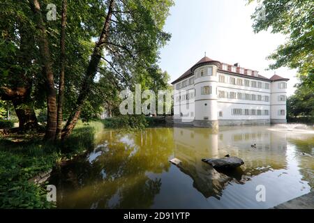 Das Wasserschloss in der Stadt Bad Rappenau, Baden-Württemberg, Deutschland Stockfoto